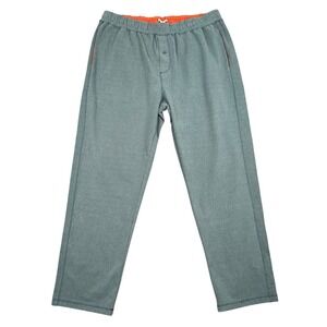 Carbon2Cobalt Fleece Pants Mens XXL Steel Blue Sweatpants Elastic Waist Relaxed